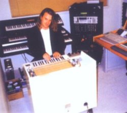 Erik Norlander at the Mellotron