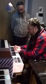 Andy Prestidge plays my Mellotron